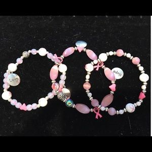 Breast cancer awareness bracelets and then some